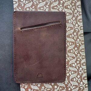 The Duke Mens Wallet By Andar Genuine Leather Slim Minimalist Brown